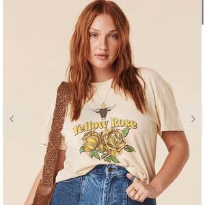 Spell Yellow Rose Vintage Tee